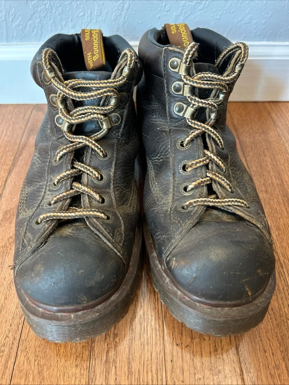 Dr. Martens Air Wair Work Boots Ankle Men’s Size 10 Brown
